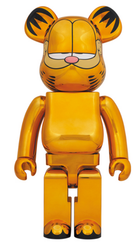 BE@RBRICK GARFIELD GOLD CHROME Ver. IN SIZE 1000％ 