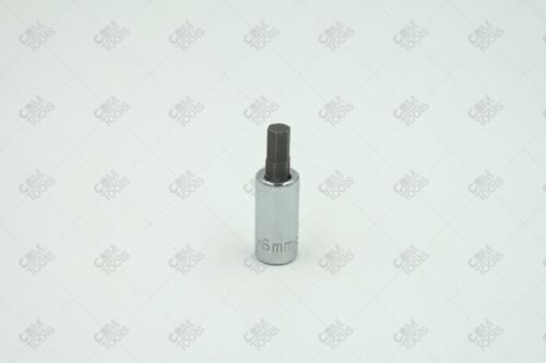 SK Hand Tools 44330 1/4" Dr. 6mm Metric Hex S2 Steel Bit Socket