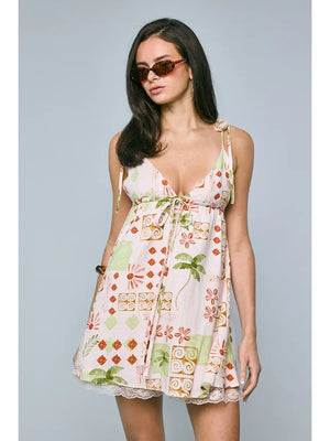 Vintage Palm Dress - The Vintage Thread