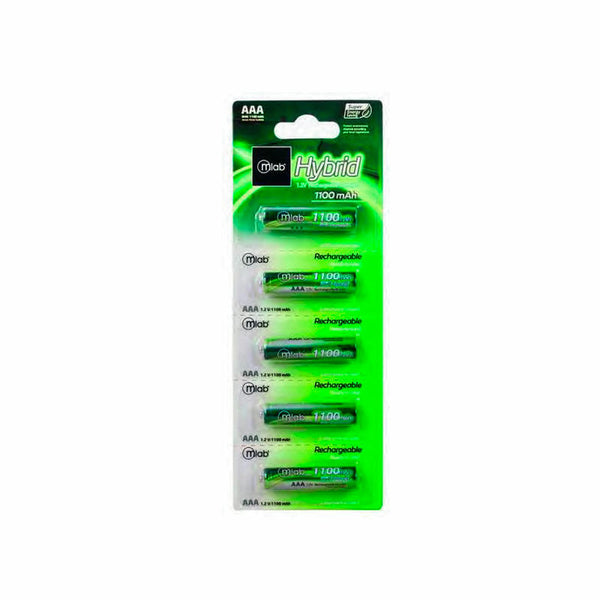 Cargador Con 2 Pilas Recargables AAA 1100 Mah Ultra PHILCO