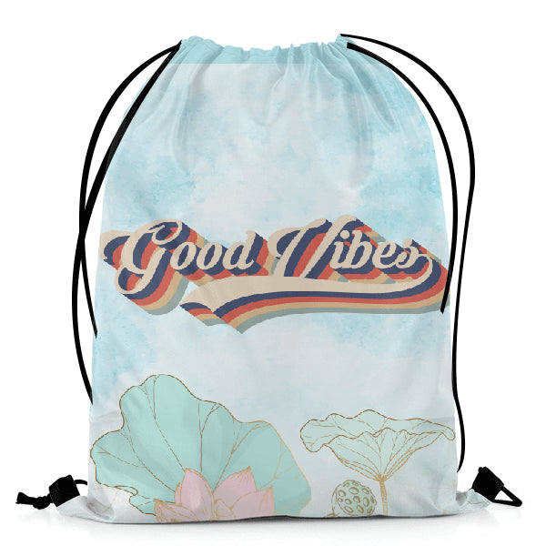 Good Vibes Drawstring Bag | Thewarehouse.pk