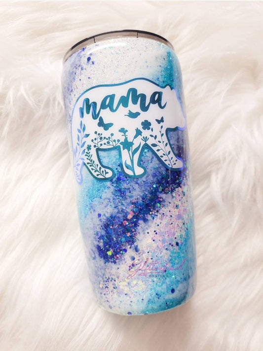 Don't Mess With Mamasaurus Glitter Tumbler – Glitterfied Designs