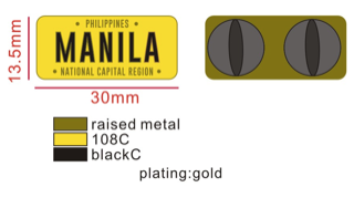 The Craft Central Manila Enamel Pin mock up