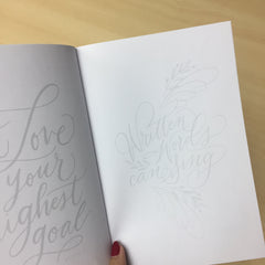 TCC Freehand Pointed Pen Calligraphy Workbook