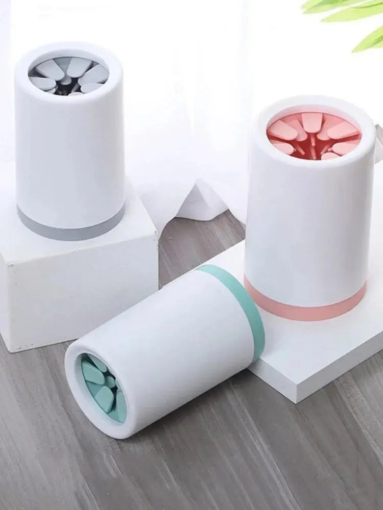 1Pcs Pet Foot Washer Cup Silicone Soft Foot Cup Cat Foot Cleaning Bucket Dog Paw Cleaner Cup Manual Quick Feet Wash Cleaner MyloveFreyja