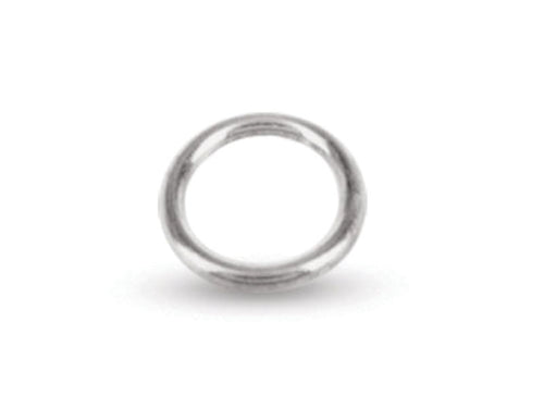 925 Sterling Silver Round Closed Polished Jump Rings