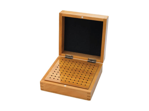 Wooden Bur Box with 100 holes
