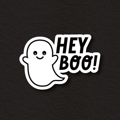 Zoeken matchmaker Centimeter Hey Boo! Sticker – Contra Design Co