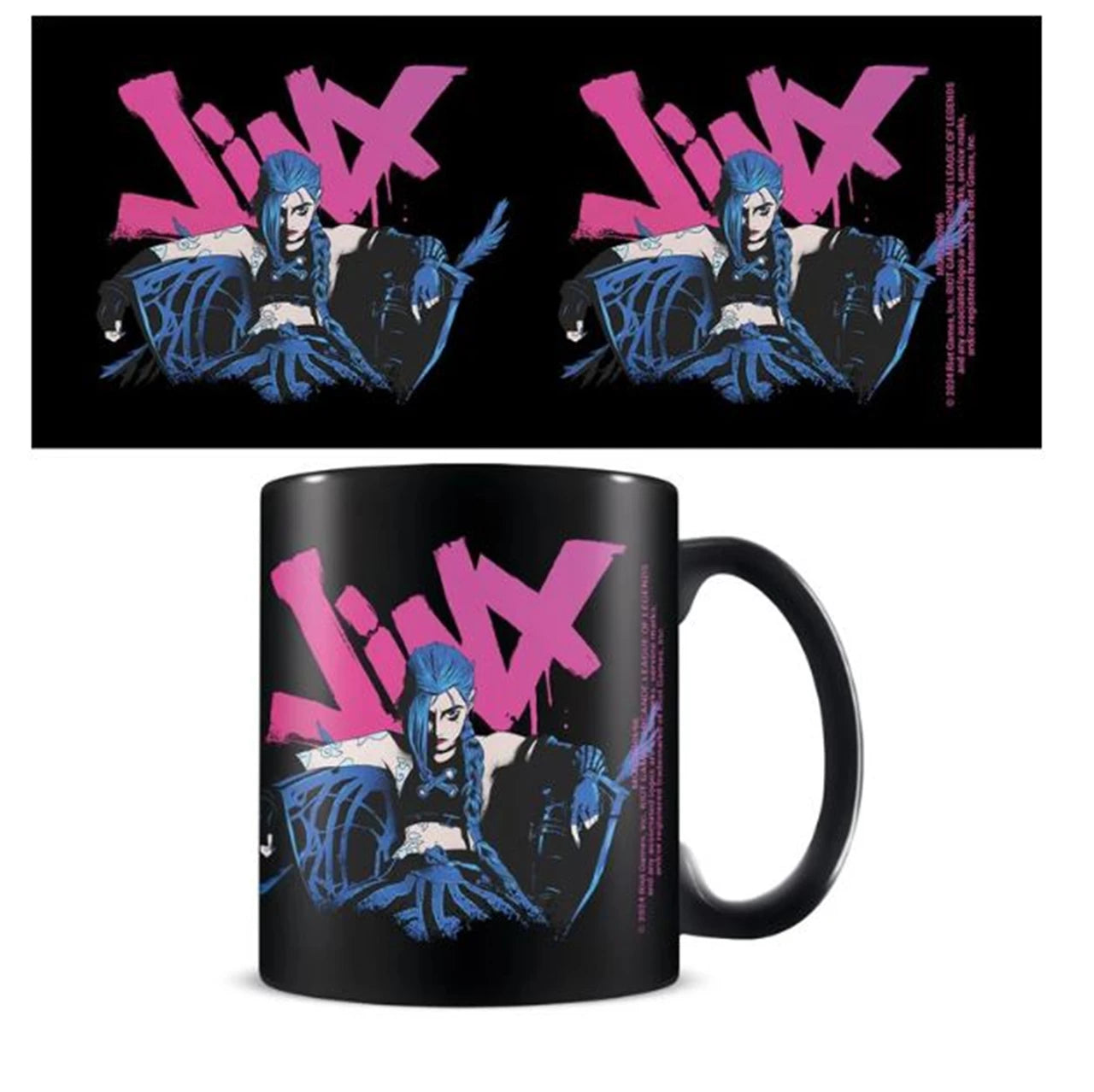 INFINITY COLLECTABLES Jinx Arcane Black 315ml Mug