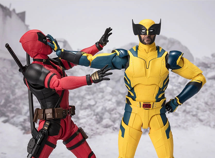 INFINITY COLLECTABLES Deadpool & Wolverine S.H.Figuarts Wolverine & Deadpool Action Figures Bundle: PRE ORDER ETA Q2 2025   (Apr Jun 25)