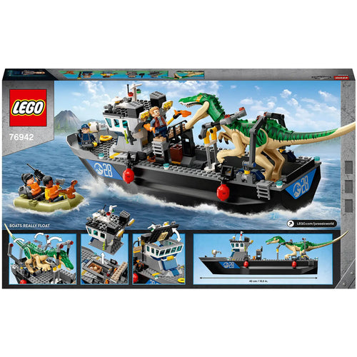 LEGO Jurassic World: Baryonyx Dinosaur Boat Escape Set – Infinity Collectables