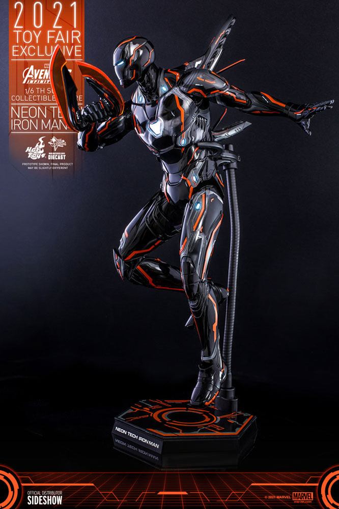 Hot Toys Marvel Iron Man Mark 50 Neon Tech - Orange Version 1/6