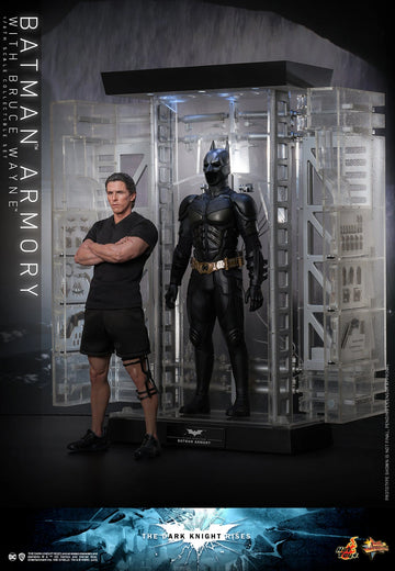 Hot Toys The Dark Knight Rises Batman Armory with Bruce Wayne 1/6th Sc –  Infinity Collectables