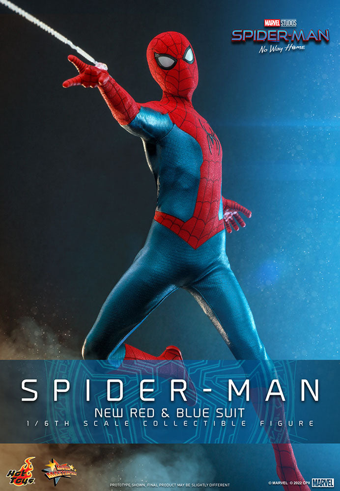 Hot Toys Spider-Man No Way Home 1/6 Scale (New Red and Blue Suit) Spid –  Infinity Collectables