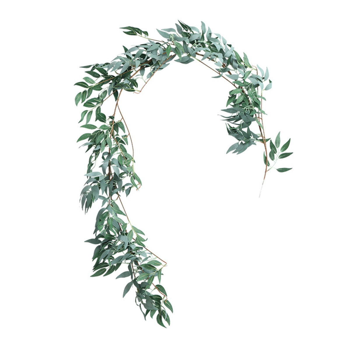 Simulation Rattan Eucalyptus Leaves Rattan-150-200cm