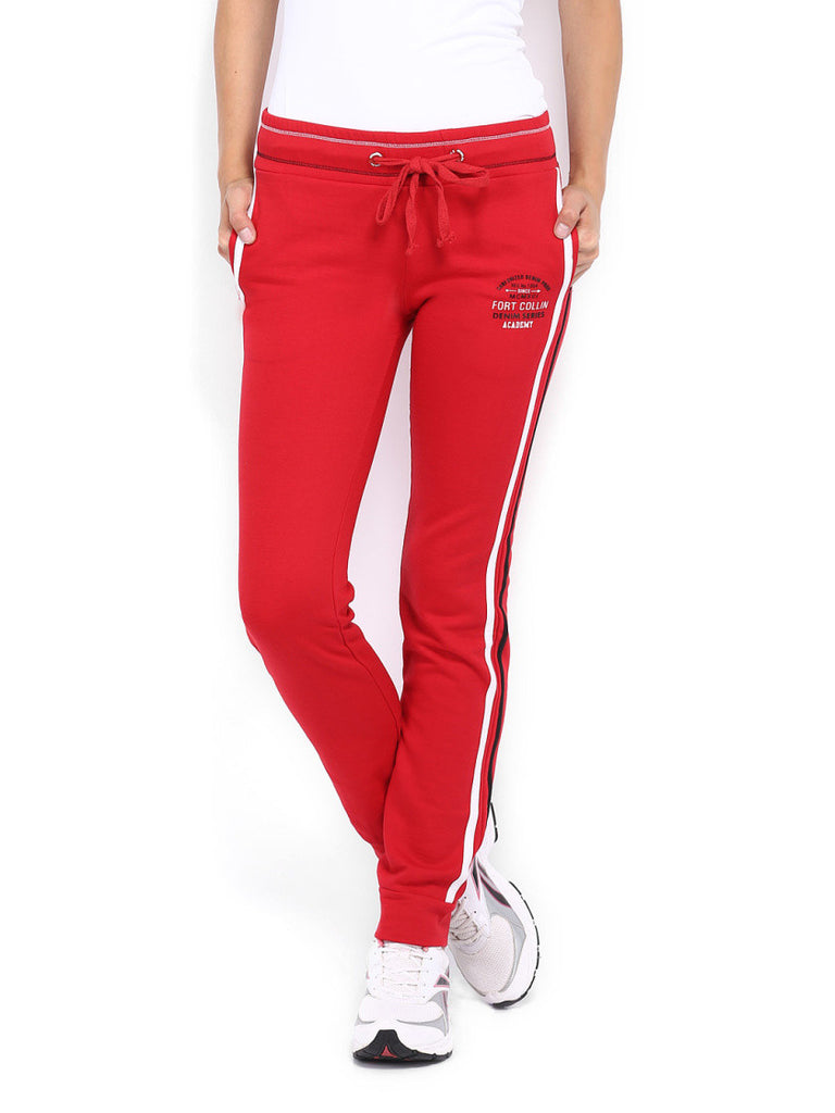 Fort Collins Women Red Track Pants 