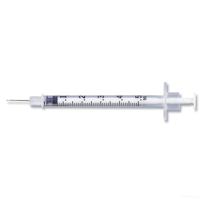 05ml 27g X 12 Bd 305620 Tuberculin Syringe With Permanently Att — Medneedles Us 