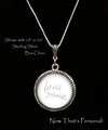 Custom Handwriting necklace - Child's Handwriting -YOUR Loved ones Handwriting or signature - Loved Ones Handwriting - handwriting charm - Jill Campa Designs - Now That's Personal!  - 2