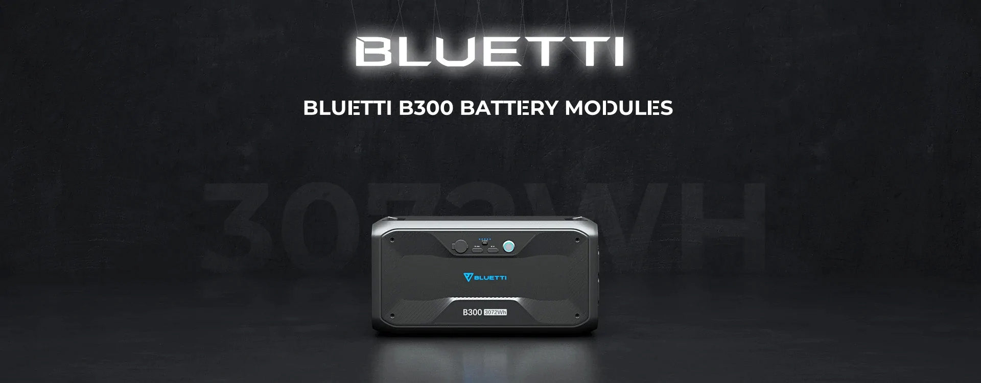 BLUETTI B300 Expansion Battery 3,072Wh - Battery Modules
