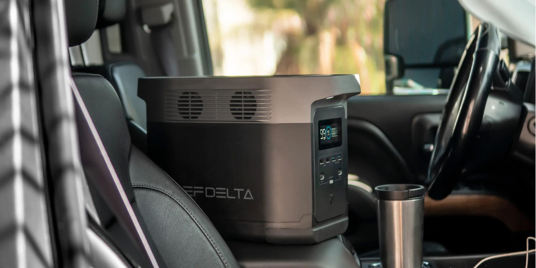 EcoFlow DELTA Portable Power Station Car Charging