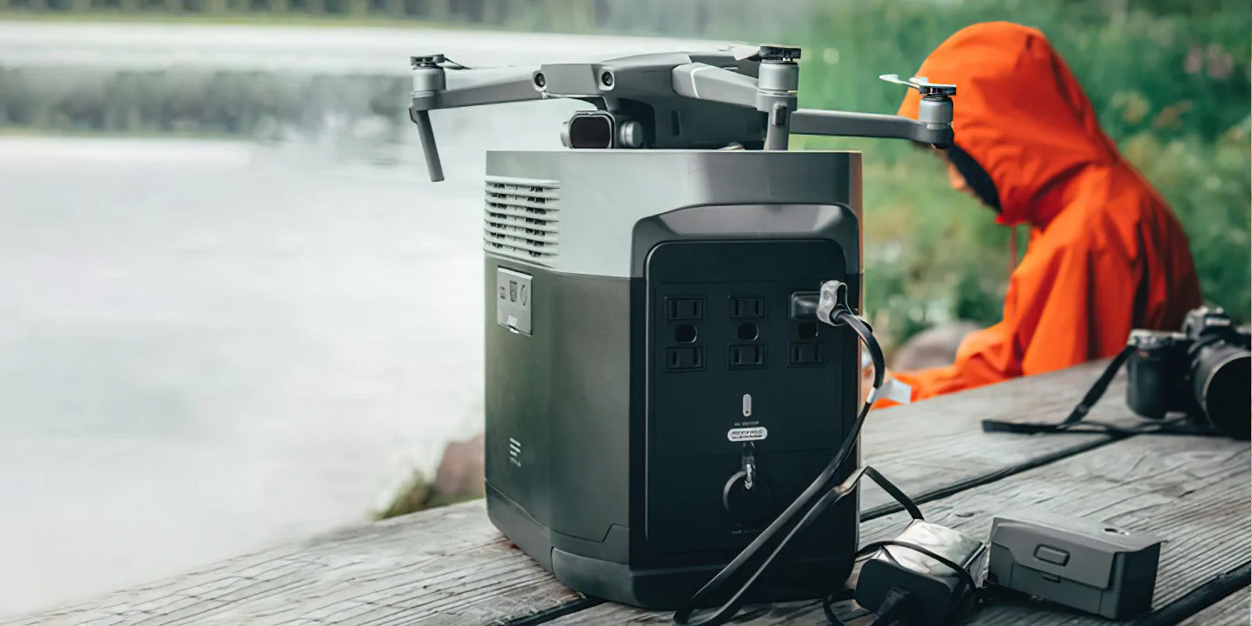EcoFlow DELTA Portable Power Station Powering Essential Devices