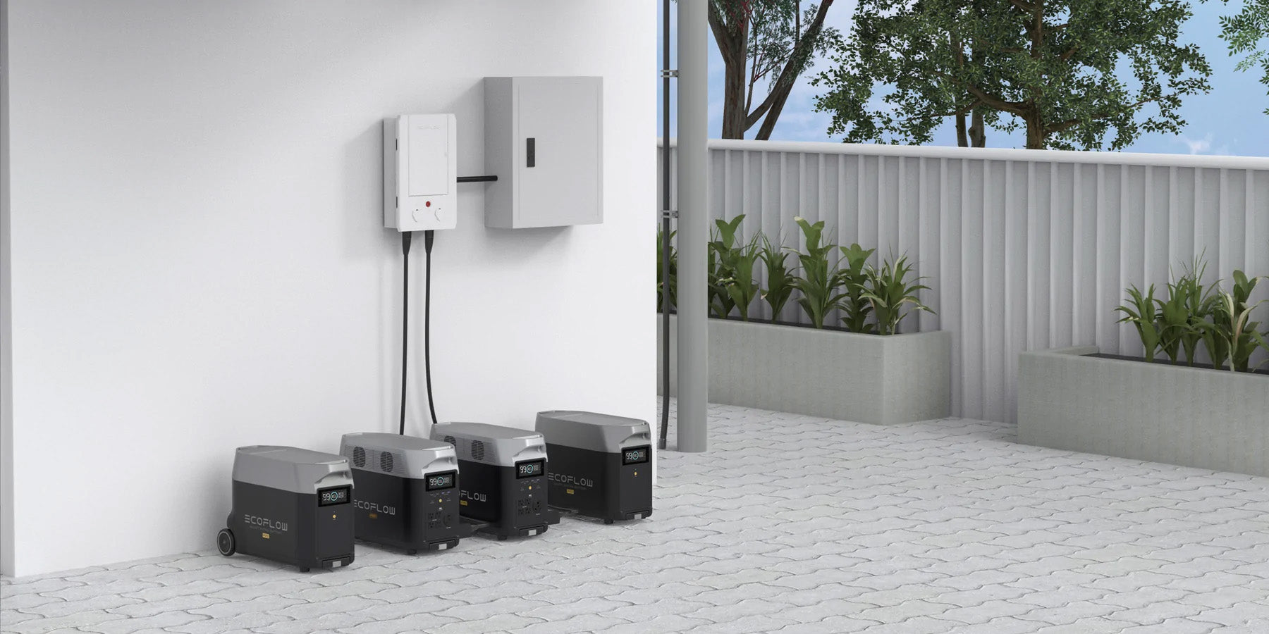 EcoFlow DELTA Pro Portable Power Station Providing Home Backup Power