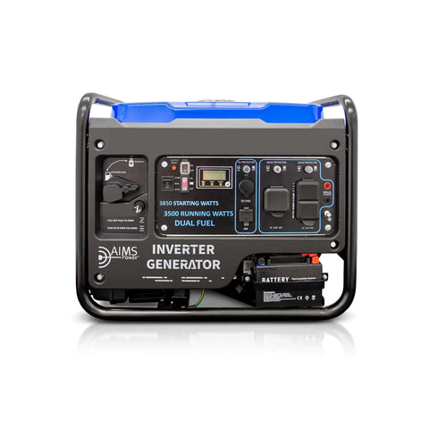 AIMS Power 3850W Portable Dual Fuel Inverter Generator