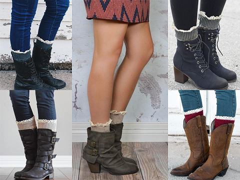 boot socks with booties