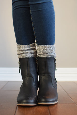 grey boot socks