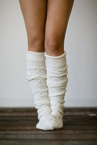 white boot socks