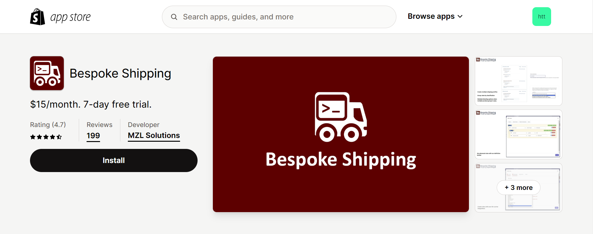 Disable Shipping