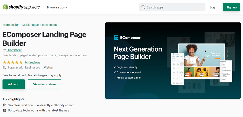 Install-EComposer-Landing-Page-Builder