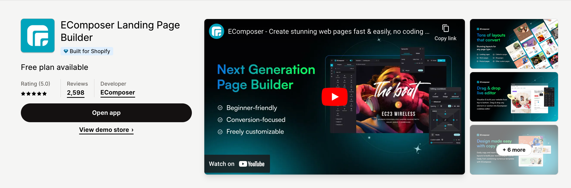 EComposer Page Builder