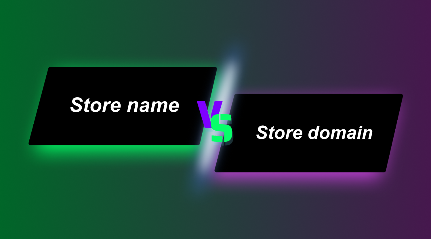 Your Shopify store name vs. Shopify store domain
