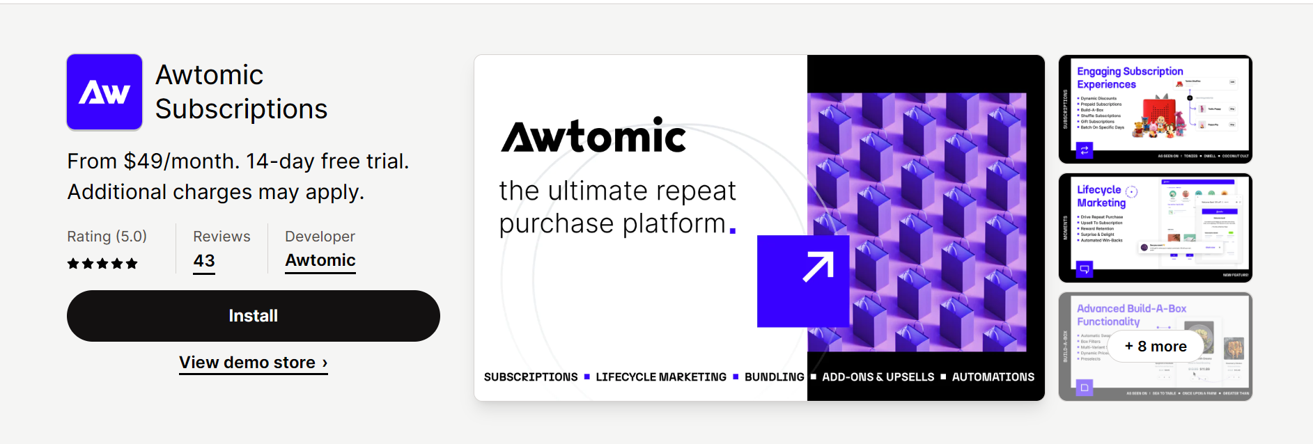 Awtomic Subscriptions