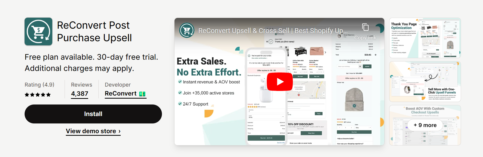 ReConvert Post Purchase Upsell