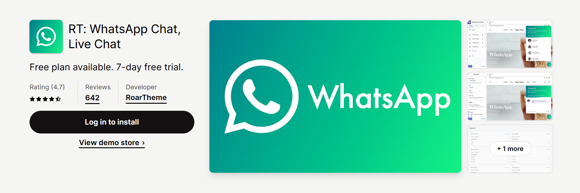 RT: WhatsApp Chat, Live Chat