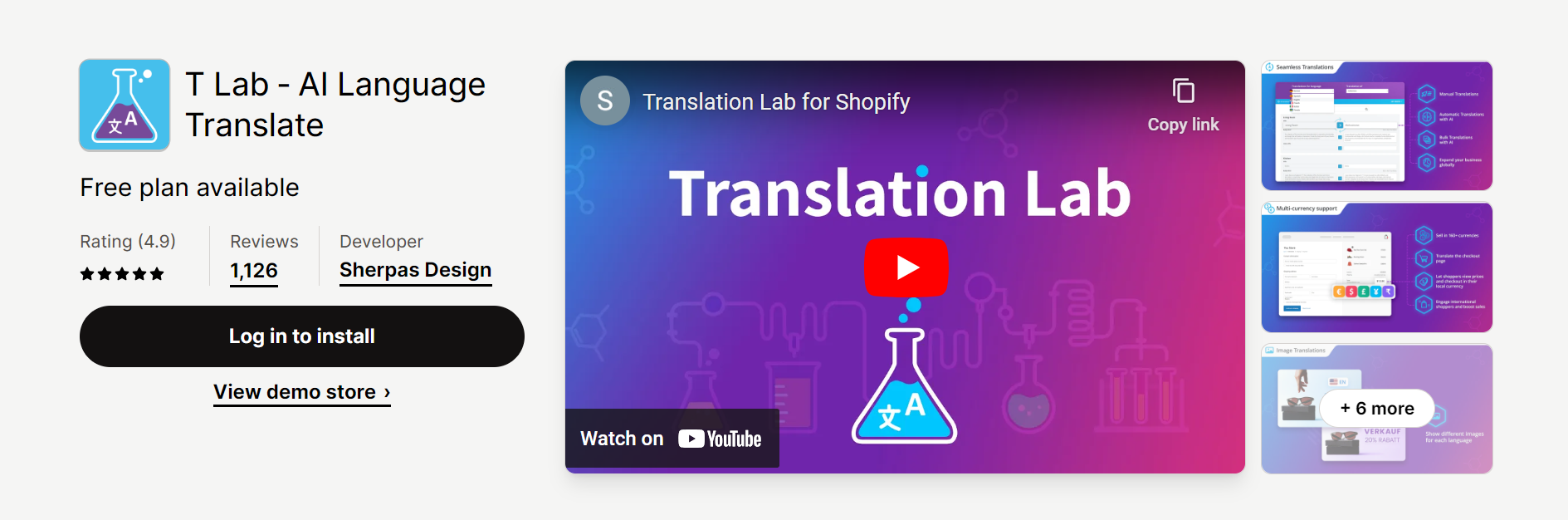 T Lab ‑ AI-Language Translate