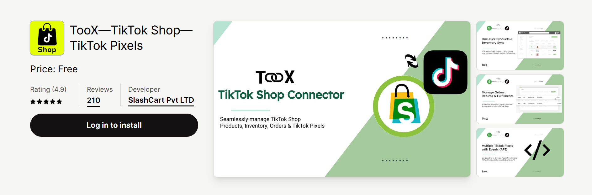 TooX—TikTok Shop—TikTok Pixels