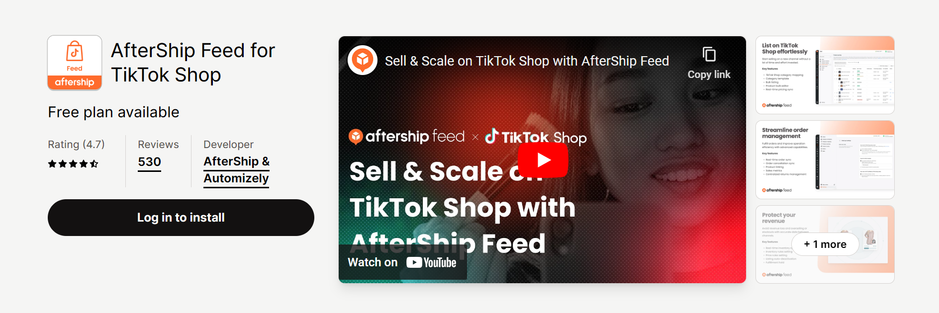 AfterShip Feed for TikTok Shop