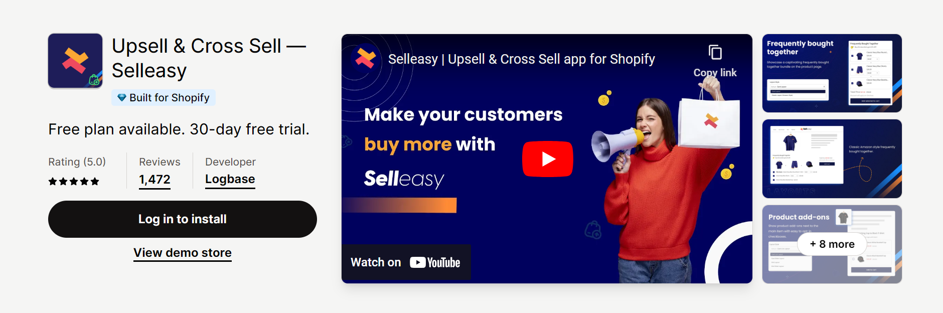 Upsell & Cross Sell — Selleasy