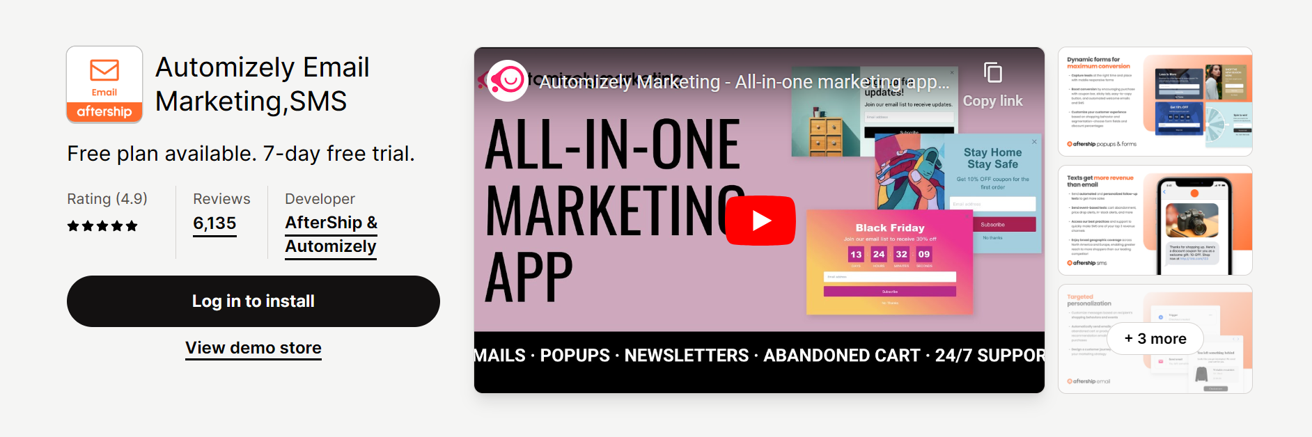 Automizely Email Marketing, SMS