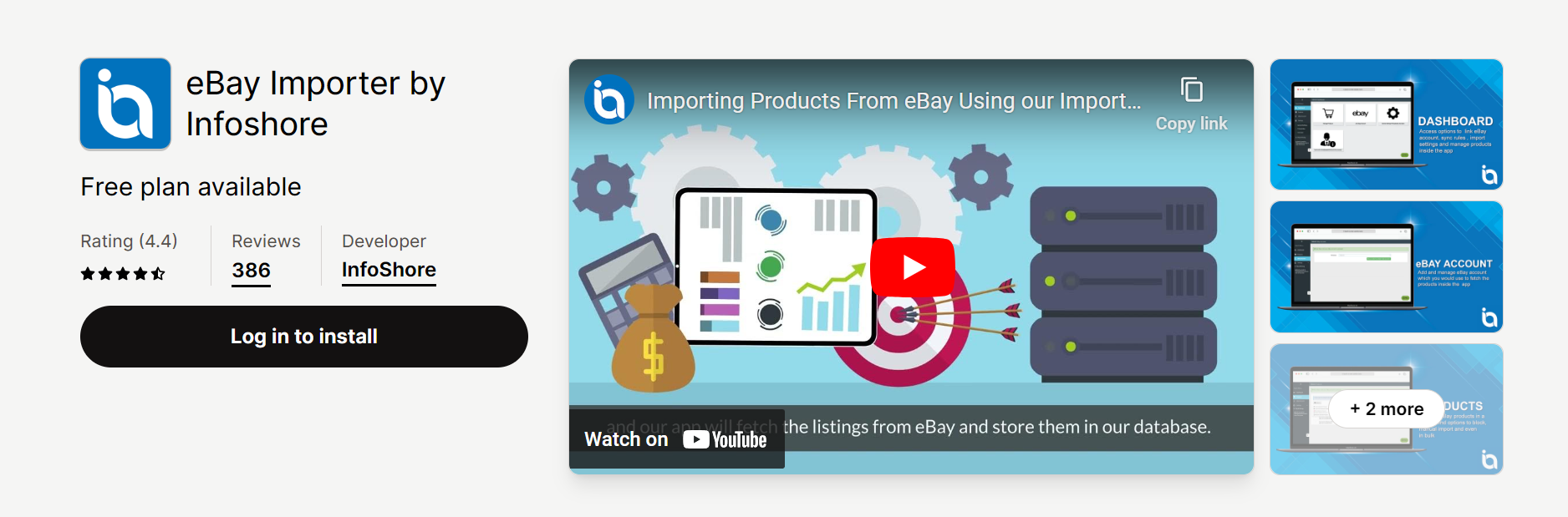 eBay Importer by Infoshore