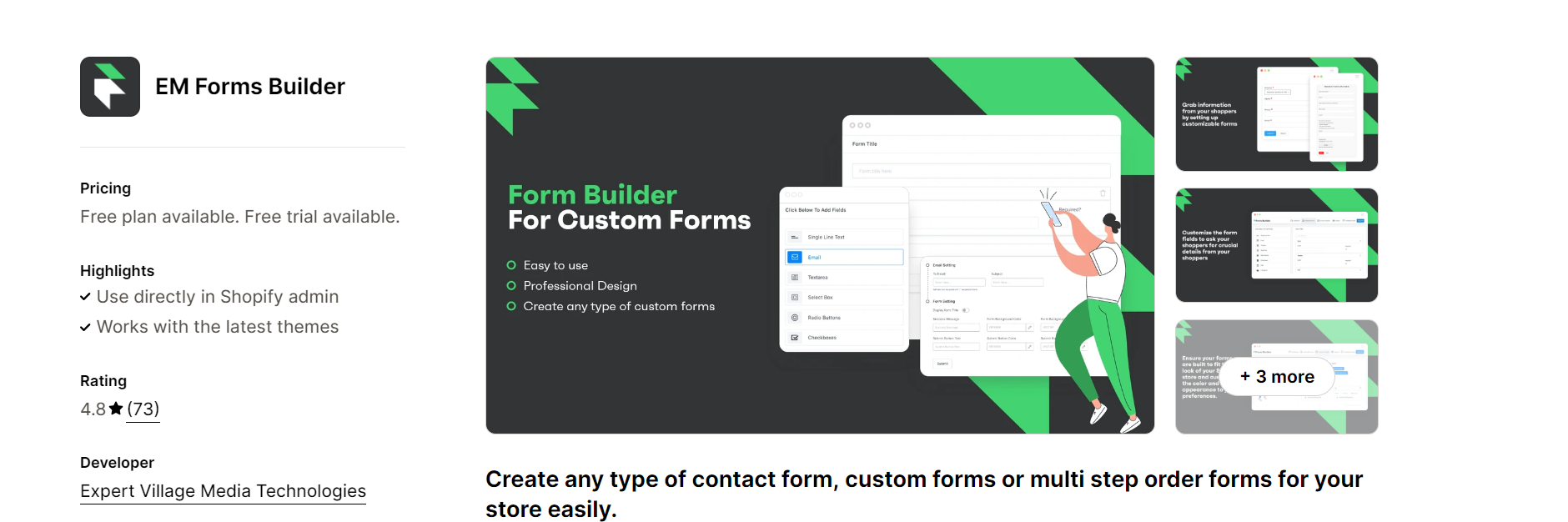 8. EVM Form Builder ‑Custom Forms