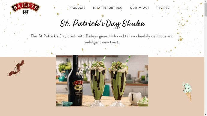 Bailey’s St. Patrick's Day Shake