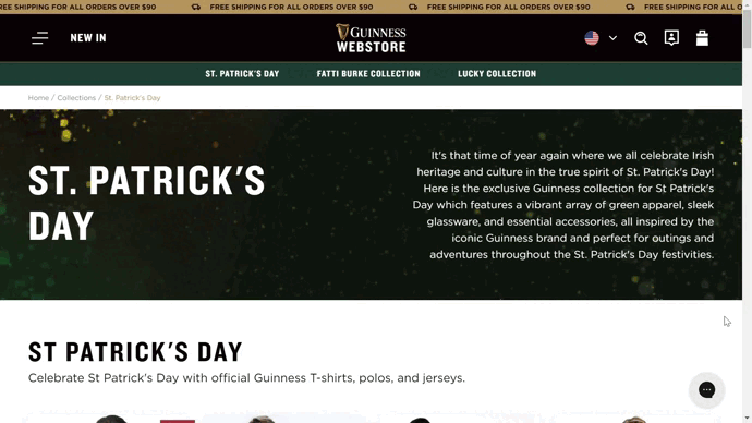 Guinness’s diverse collection of St.Patrick’s Day