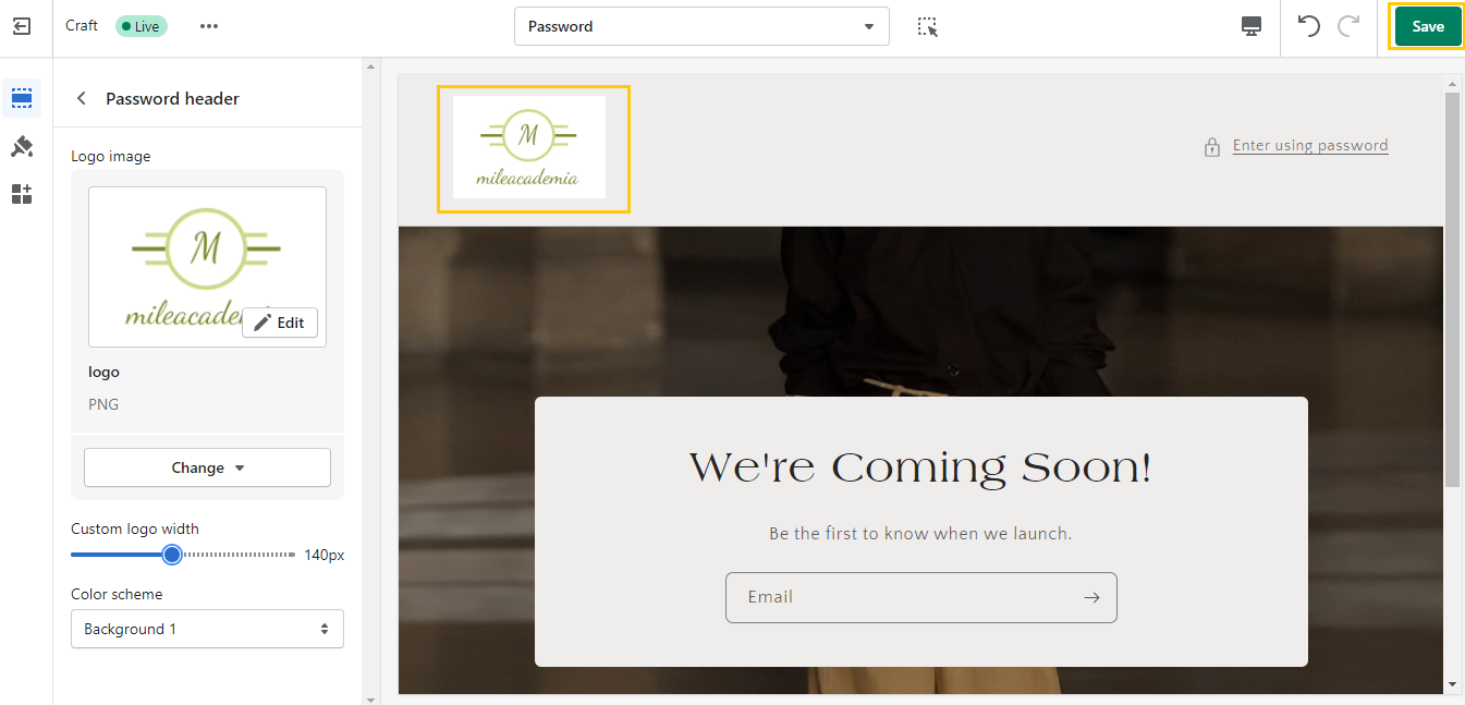 How to Build Customize Shopify Password Page EComposer