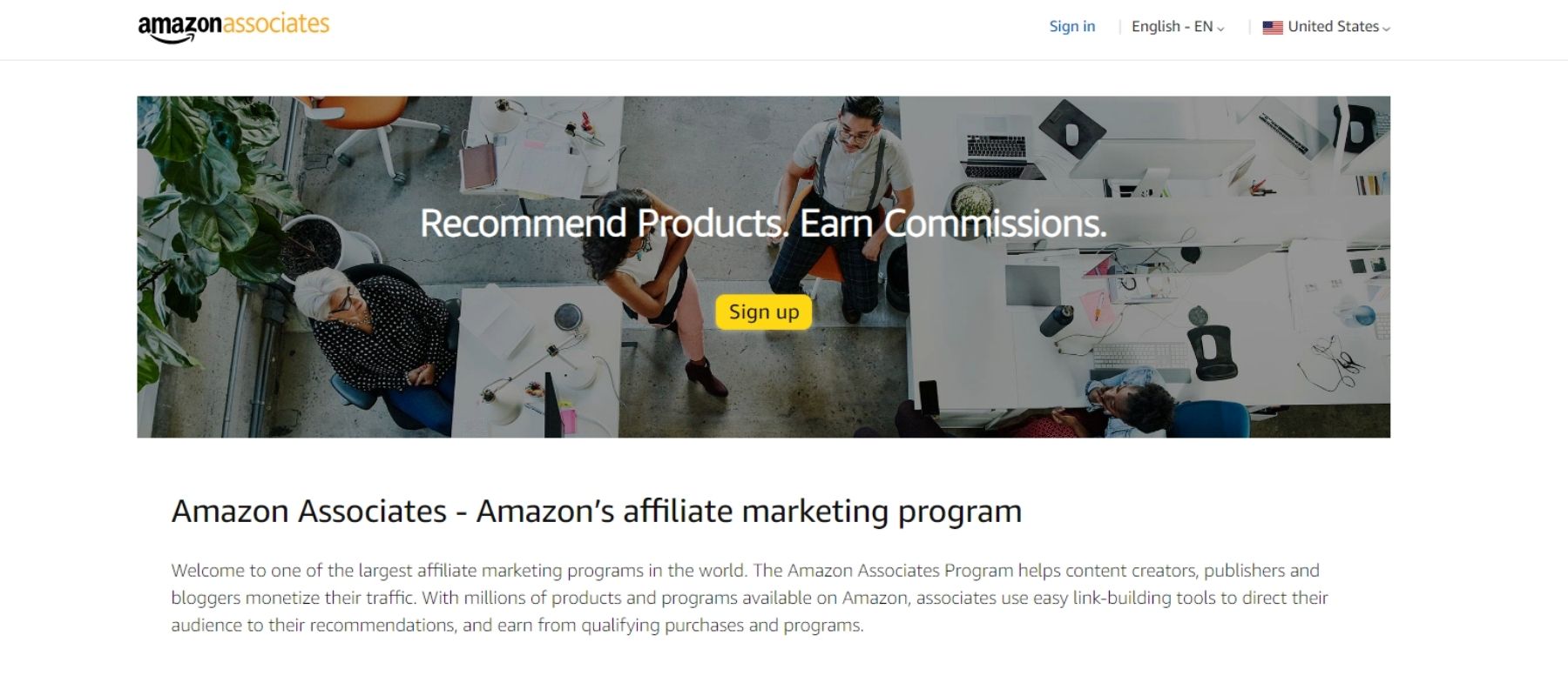 Amazon's Affiliate program