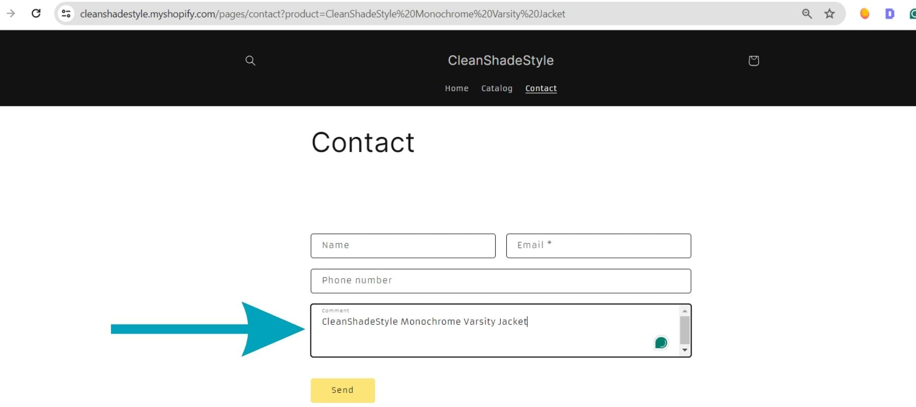 Automatically Inserting Product Names To Contact Form (Optional)