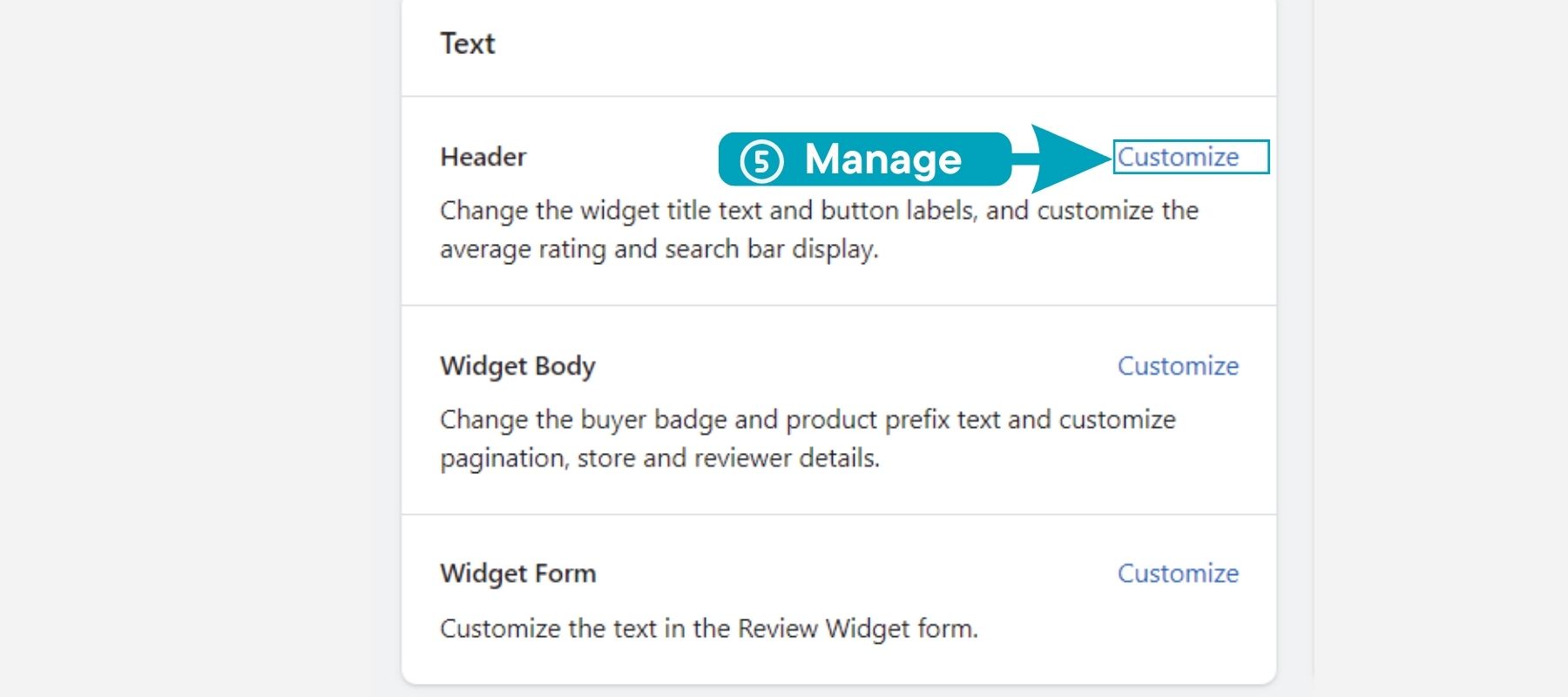 Customer Your Product Review Page